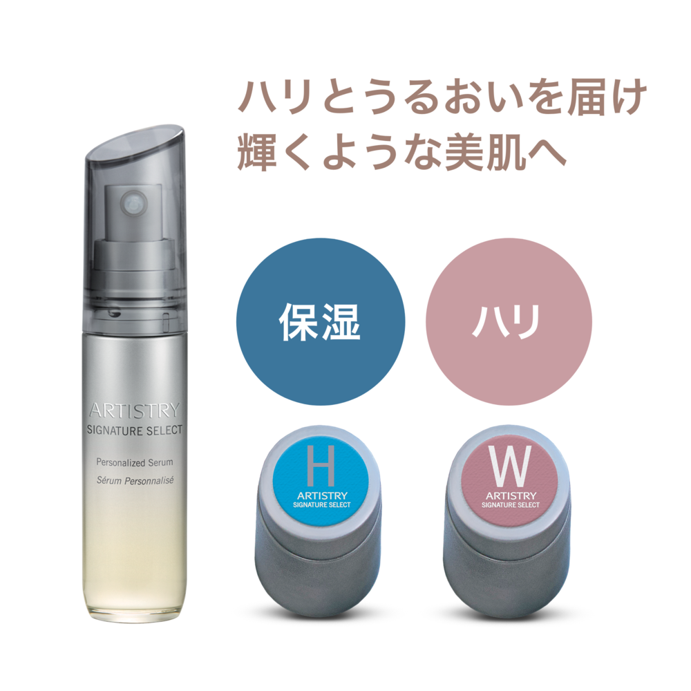 パーソナライズセラム ベーシックセット ハリ肌セット) ：Amway(日本 