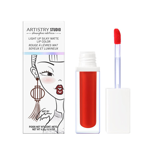 アーティストリー スタジオ シャンハイ エディション ライトアップ シルキー マット リップカラー カラー チェリー レッド 製品詳細ページ Amway 日本アムウェイ