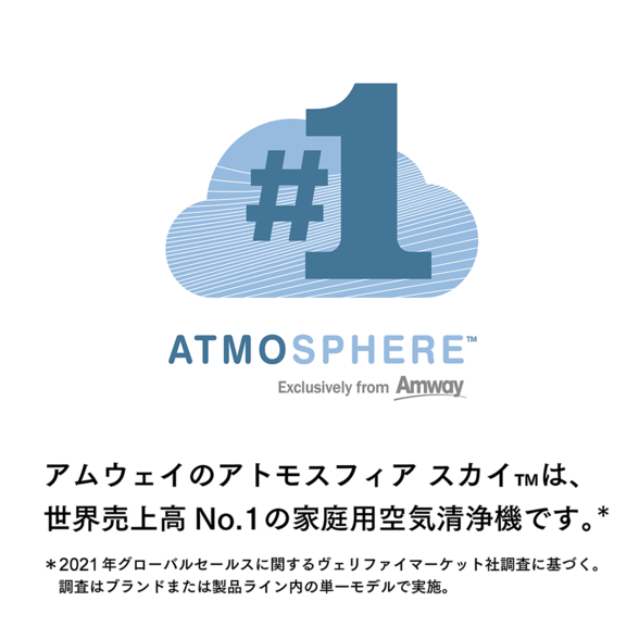 2021年製・空気清浄機　アトモスフィア　スカイ