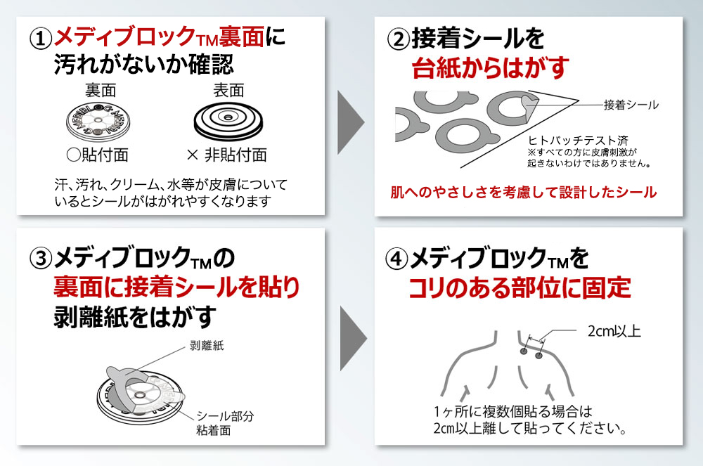 メディブロック 磁気治療器用 交換シール：Amway(アムウェイ)Shopping