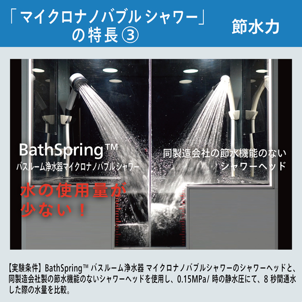 BathSpring バスルーム浄水器 マイクロナノバブル シャワー 5年保証 