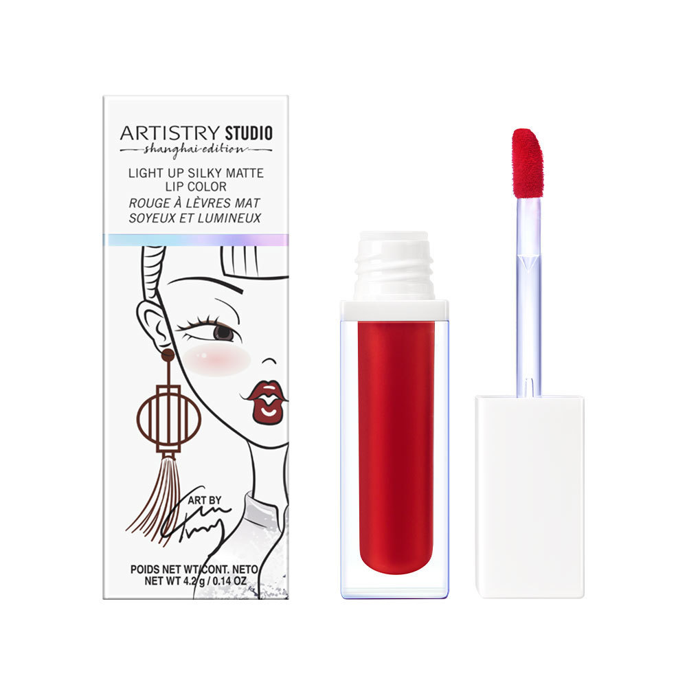 アーティストリー スタジオ シャンハイ エディション ライトアップ シルキー マット リップカラー カラー スパイス レッド 製品詳細ページ Amway 日本アムウェイ